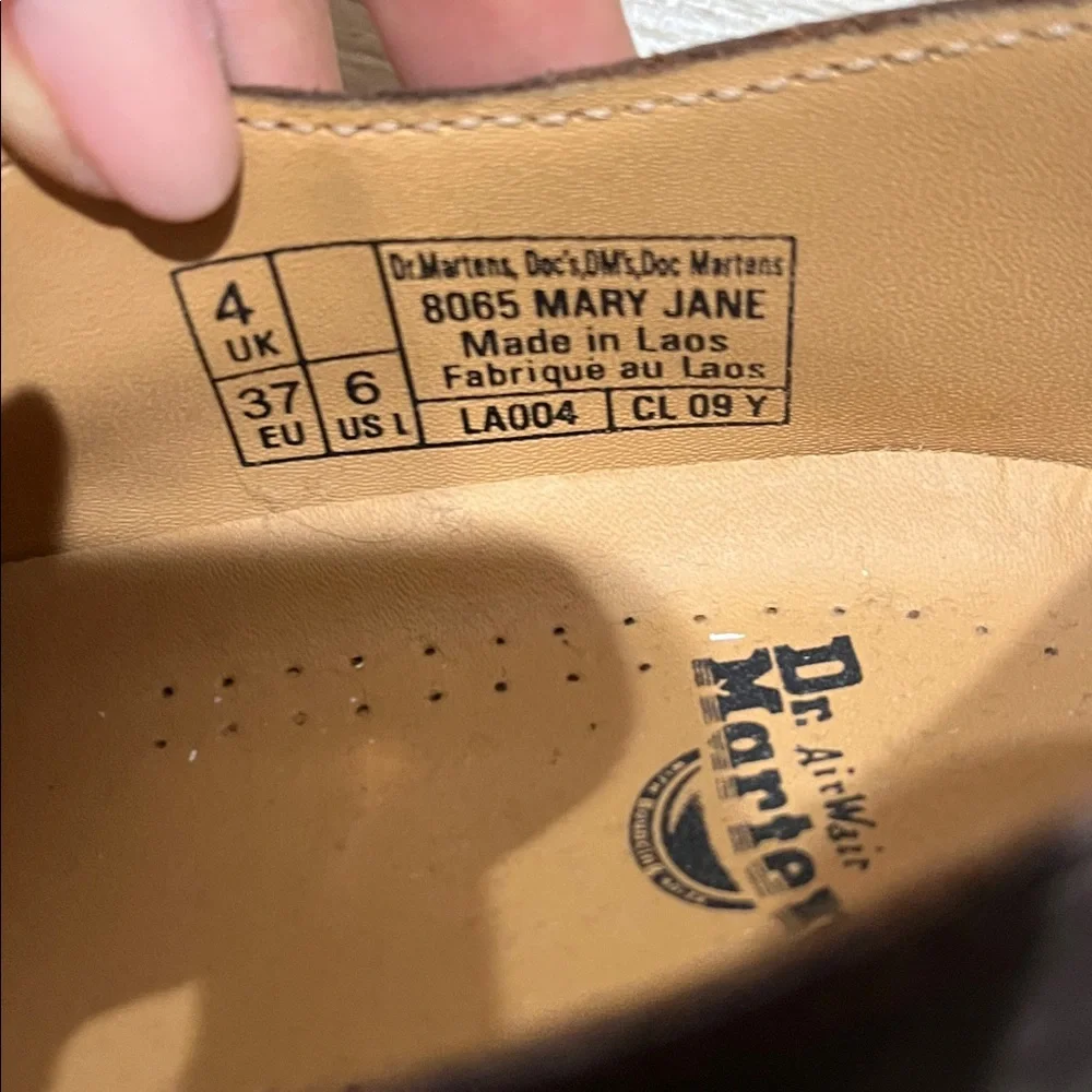 Dr. Martens Dark Brown Mary Jane Shoes Size 7 - Picture 7 of 7